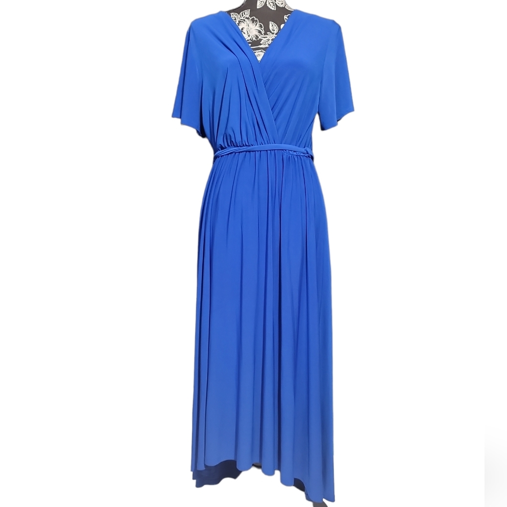Gilli Womens Blue Maxi Dress